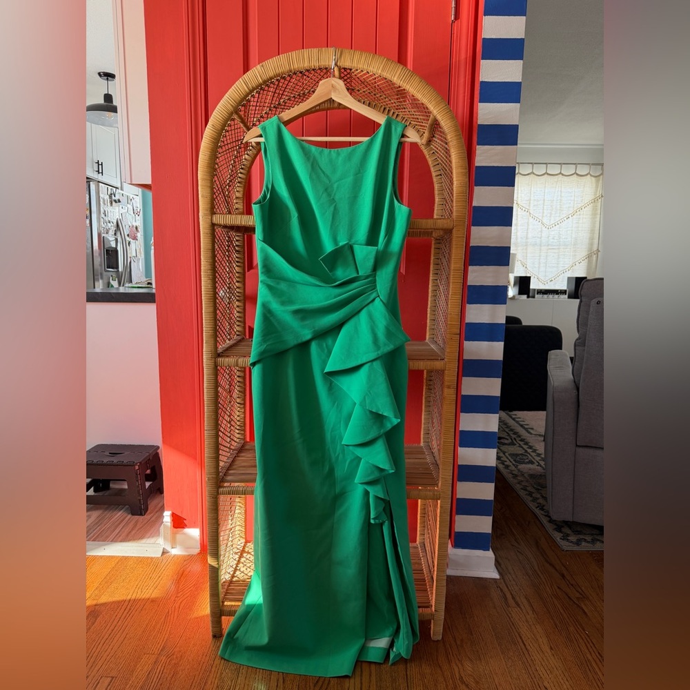 Eliza J Green Sleeveless Dress